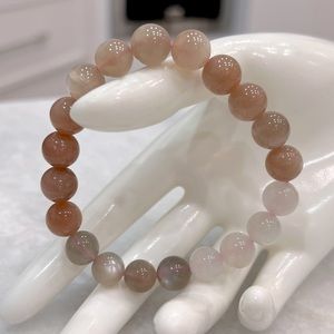 Multi Moonstone Stretch Bracelet